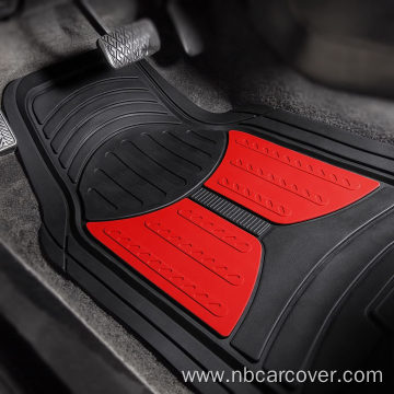 Trimmable Floor Mats (Red) Full Set - Universal